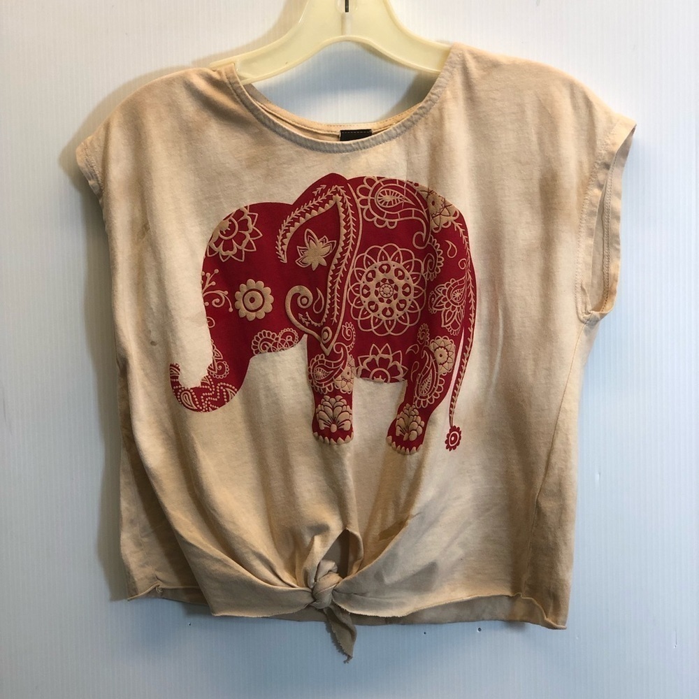 Swell Ellie Tie Front Tee Girls